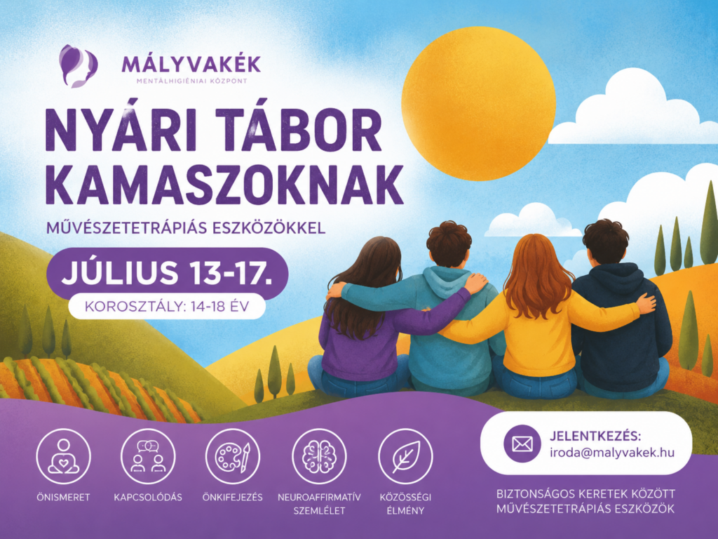 Intenzív terápiás tábor, 14-18 éves korosztály számára: